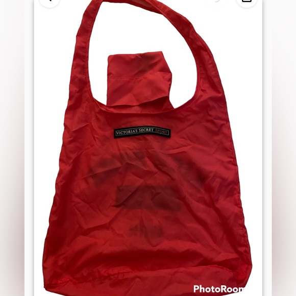 NWT Victoria Secret Hot Pink VSX Sport Nylon Packable Gym tote bag - Picture 2 of 3